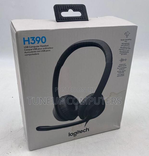 Logitech H390 Usb-a Headset With Noise Cancelling Mic - Black - thumbnail 2