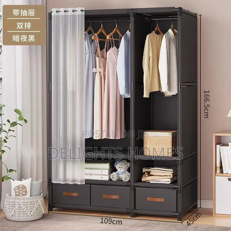 Heavy Duty Metallic Wardrobe_za
