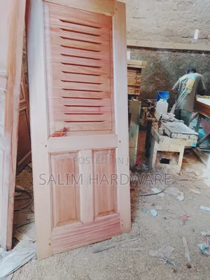 Mahogany Louvered Doors