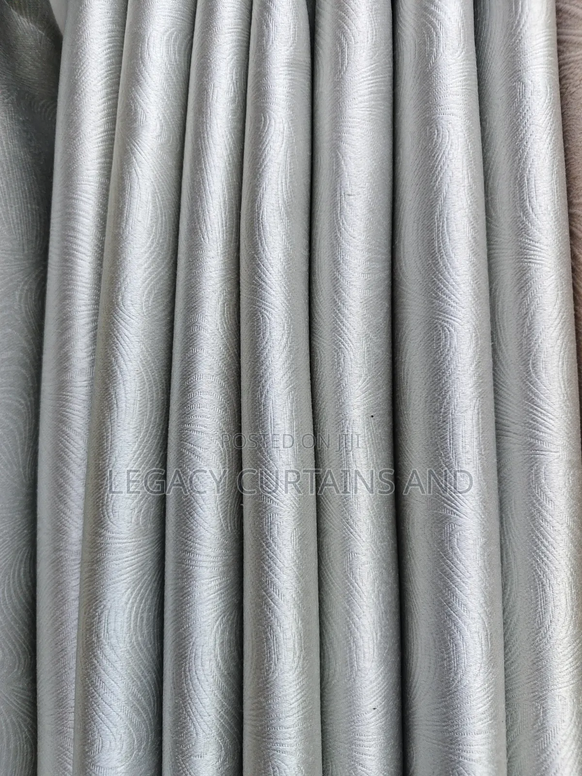 Silver Black Out Curtain