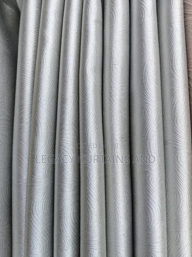 Silver Black Out Curtain