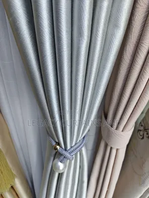 Silver Black Out Curtain
