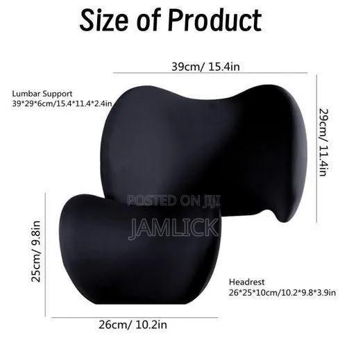 2-in-1 Back and Neck Support Cushion for Maximum Comfort