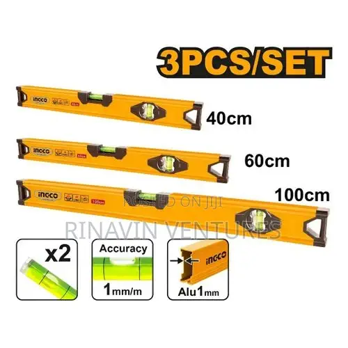 Ingco Hsl10403 Spirit Level Set 3 PCS