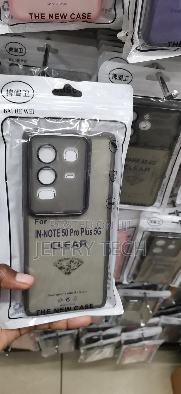 Infinix Note 50 Pro Plus 5g Semi-Transparent Frosted Adorned Cover