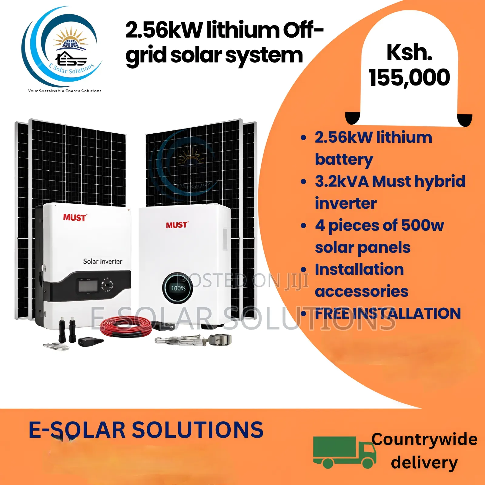 2.56kwh Lithium Kit