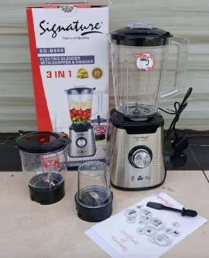 Signature 3-in-1 Blender With Grinder Chopper – 1.5l