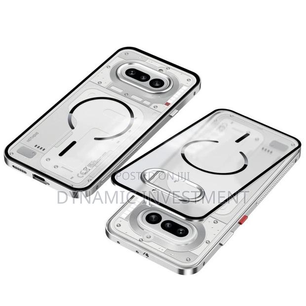 Nothing Phone 4a Pro 5g Aluminium Bumper Transparent Back Case Cover
