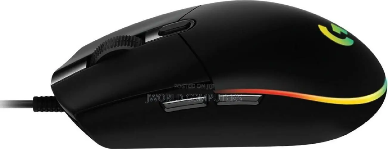 Light Sync Gaming Mouse, 8000 Dpi, 6 Programmable Buttons, Rgb, White
