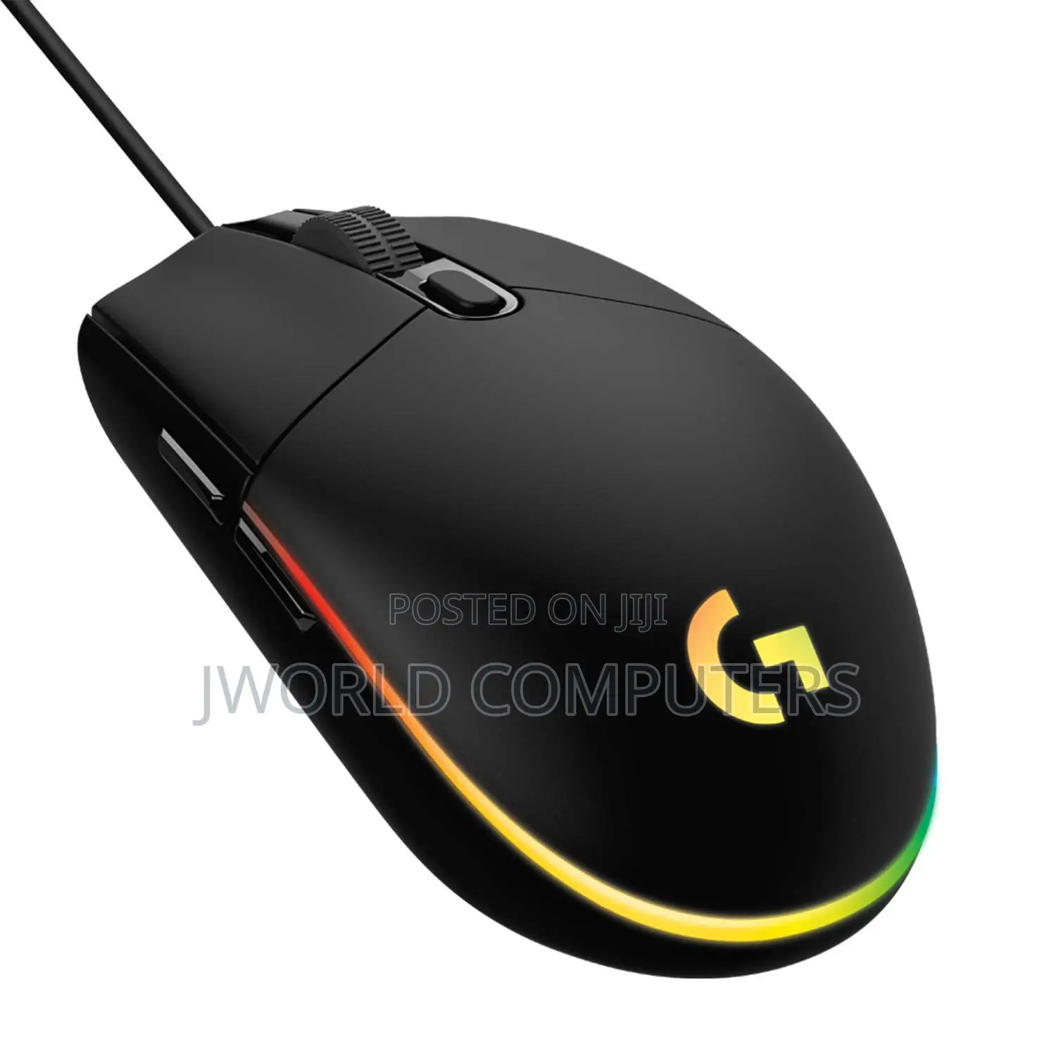 Light Sync Gaming Mouse, 8000 Dpi, 6 Programmable Buttons, Rgb, White