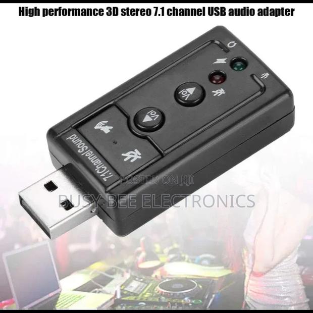 Usb 2.0 External 7.1 Sound Card for Pc Laptop
