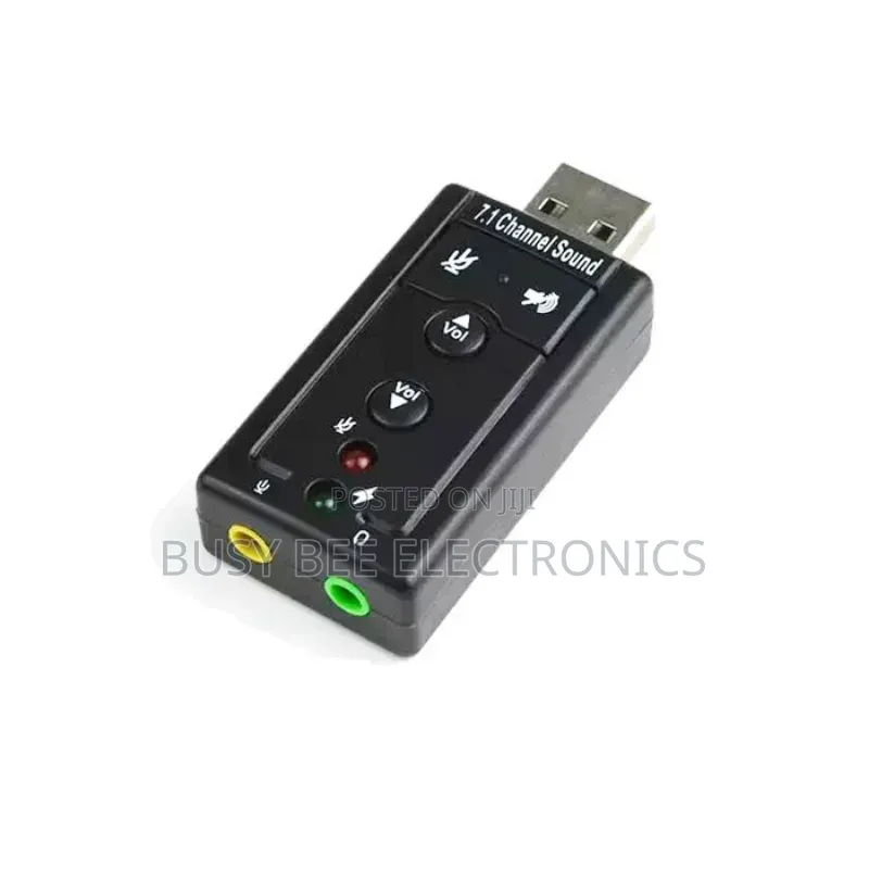 Usb 2.0 External 7.1 Sound Card for Pc Laptop
