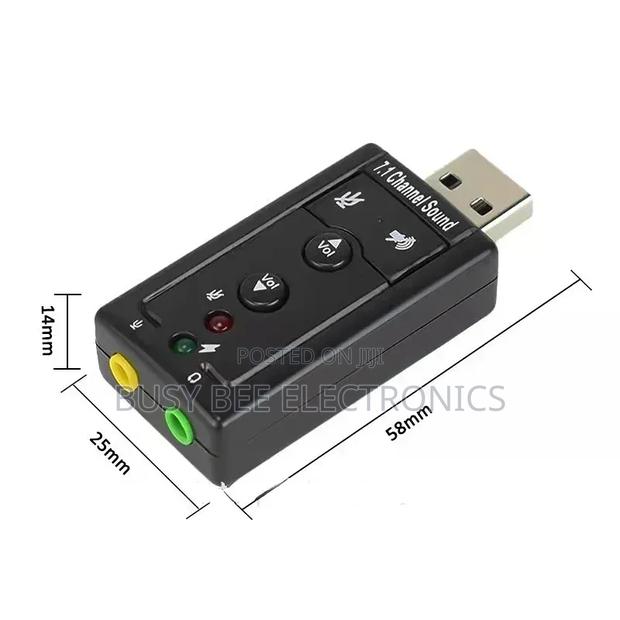 Usb 2.0 External 7.1 Sound Card for Pc Laptop - thumbnail 6