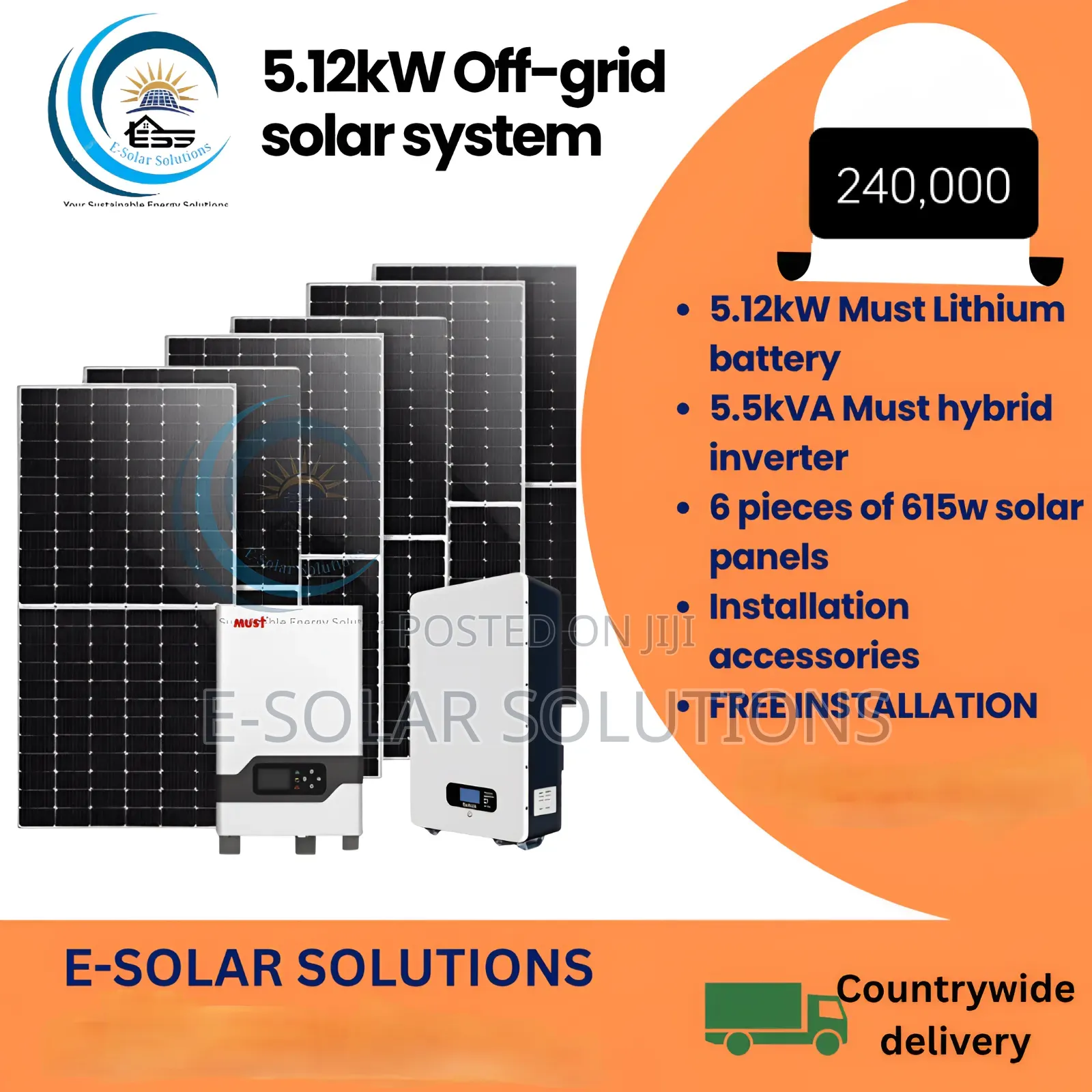 5.12kwh Lithium Package