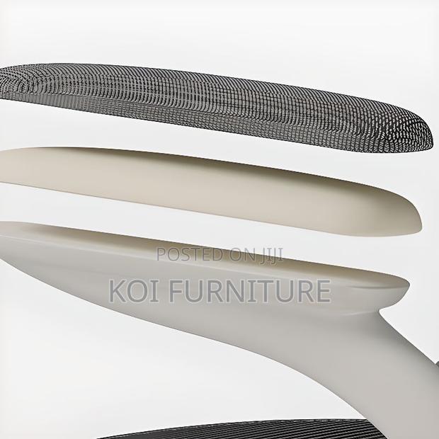 Office Chairs; Mid Backrest Orthopedic Office Fabric Breathable Chairs - thumbnail 2