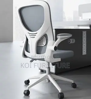 Office Chairs; Mid Backrest Orthopedic Office Fabric Breathable Chairs
