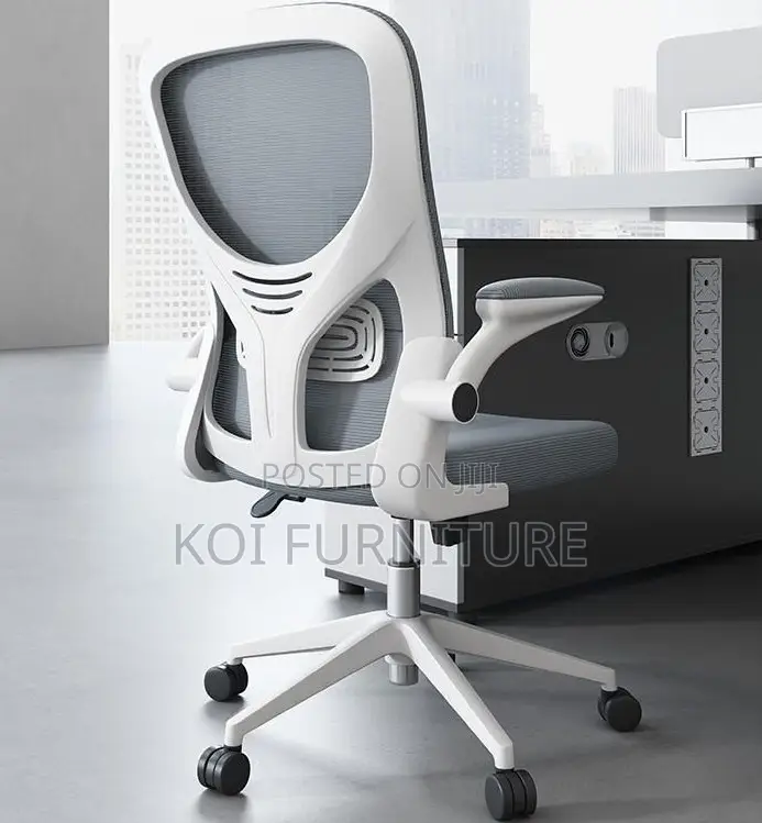 Office Chairs; Mid Backrest Orthopedic Office Fabric Breathable Chairs