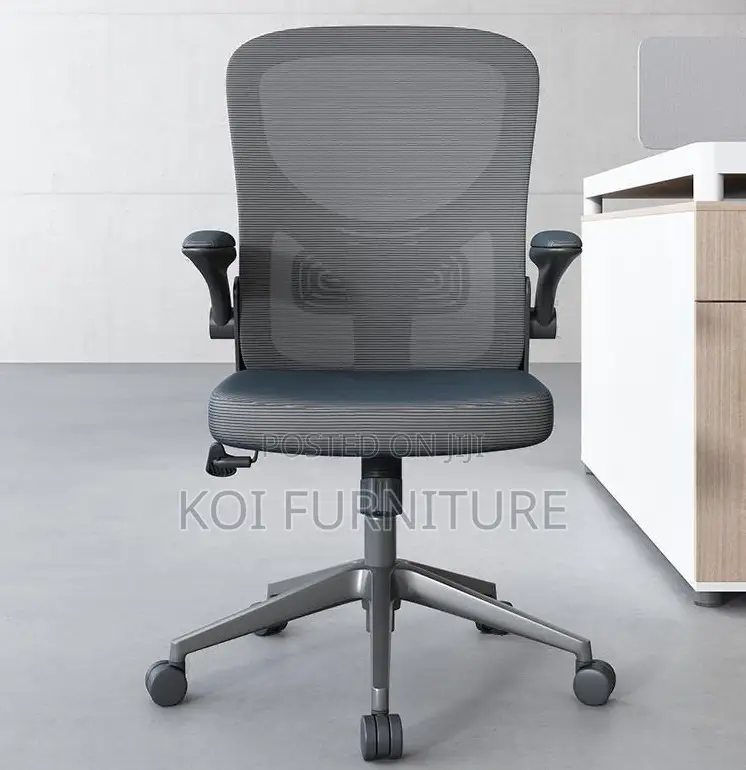 Office Chairs; Mid Backrest Orthopedic Office Fabric Breathable Chairs