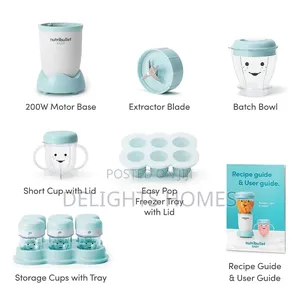 20pc Baby Nutri Bullet Bany Food Preparation and Storage Set_pa