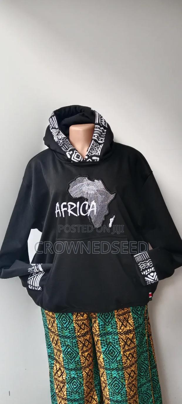 Plain, Ankara Custom Hoodies – Stylish Affordable - thumbnail 2