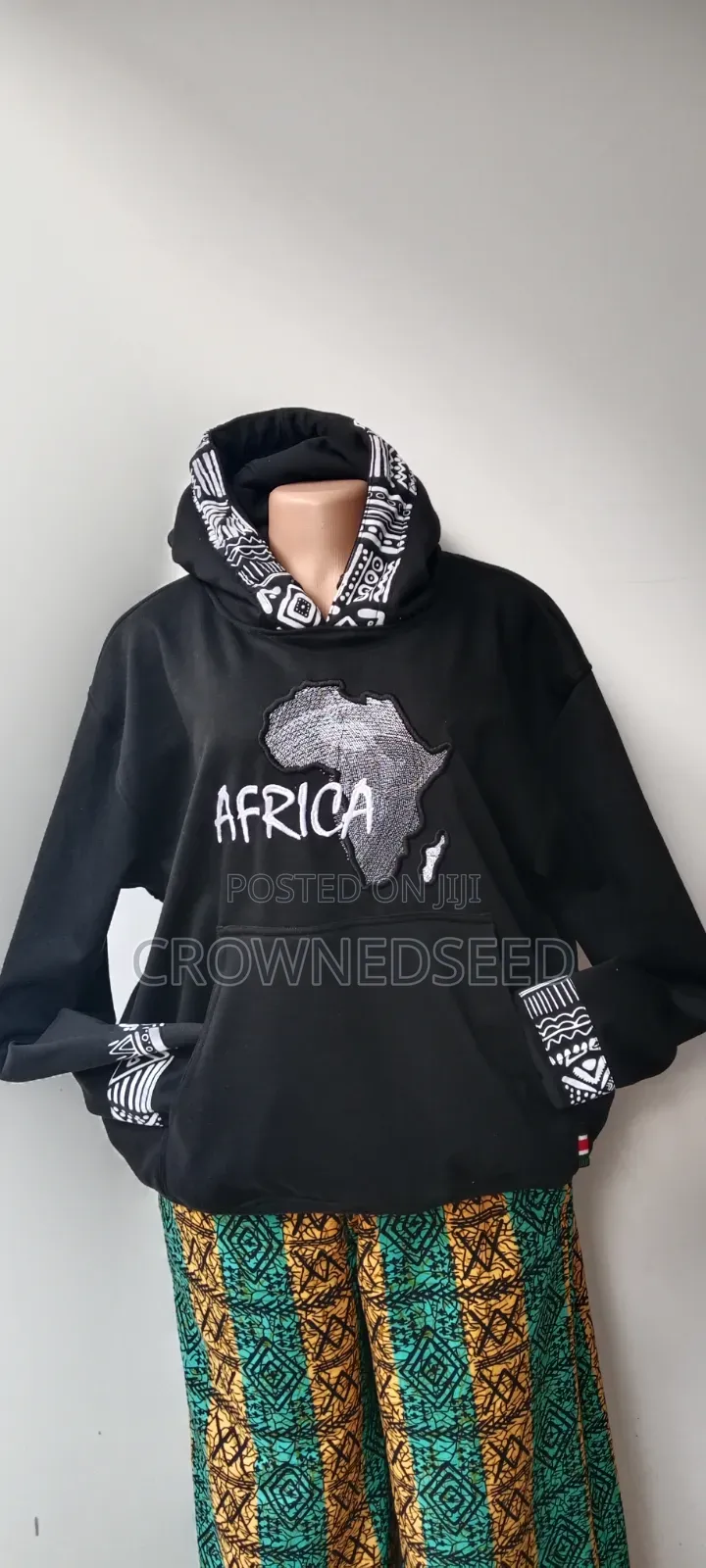 Plain, Ankara Custom Hoodies – Stylish Affordable