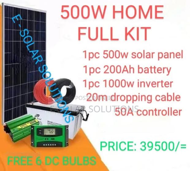 500watts Solar System Kit