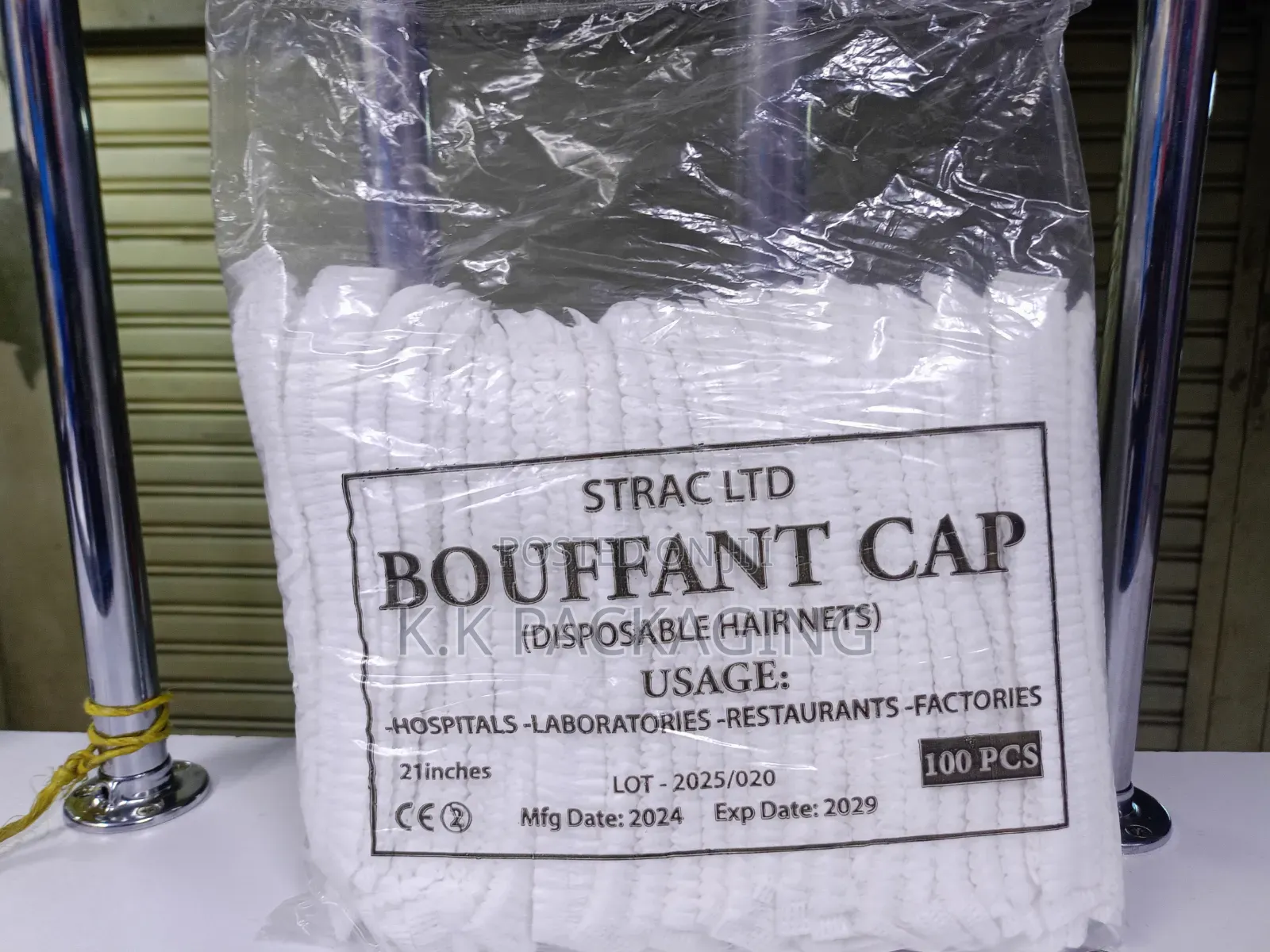 Pack of 100 PCS Hairnets