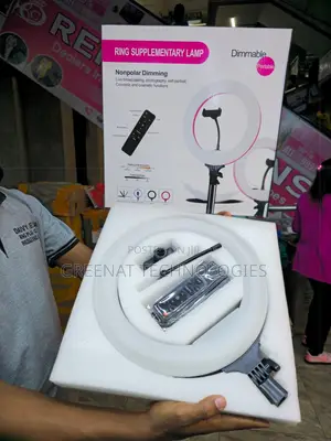13" Inch Ring Light Supplementary Lamp With Nonpolar Dimming