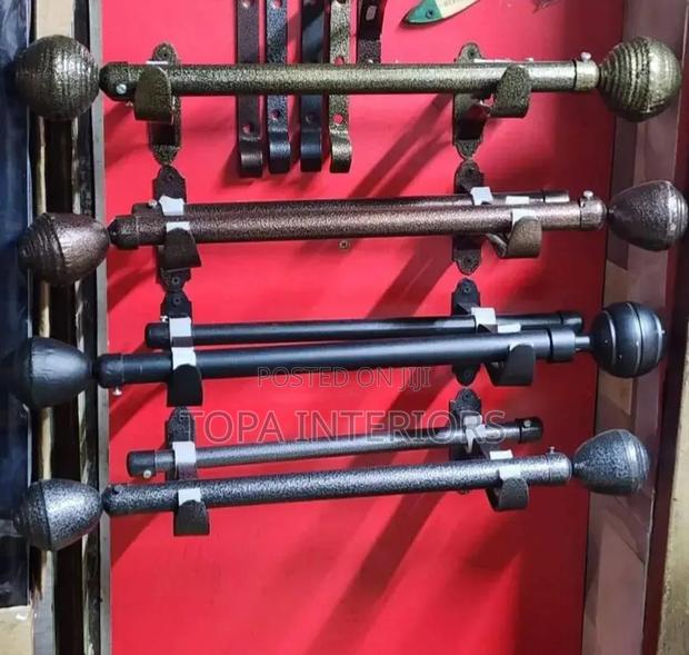 Scratch Resistant Metallic Local Curtain Rods