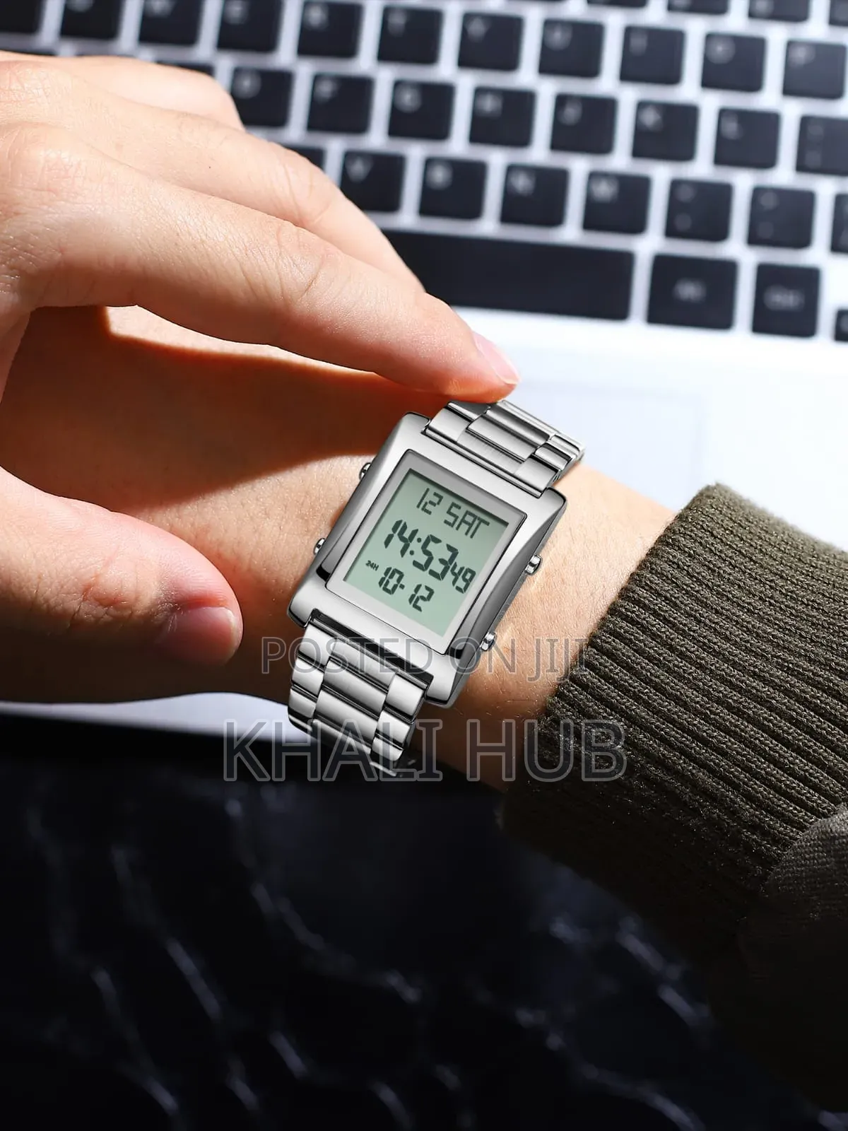 Caresiko Digital Stainless Steel Watch C102