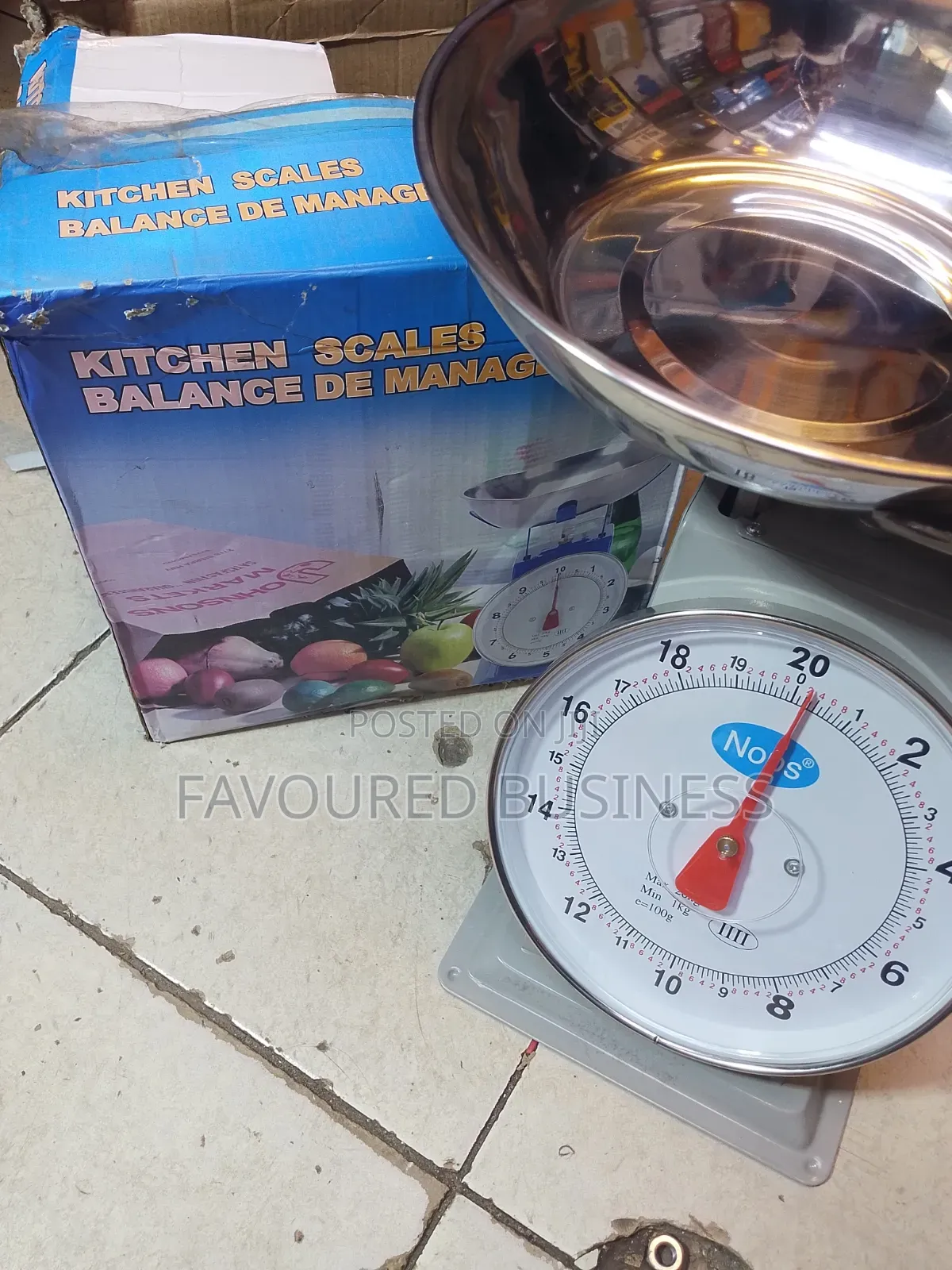 Powerful 20kg Analogue Scale / Affordable Manual Weighing Machine