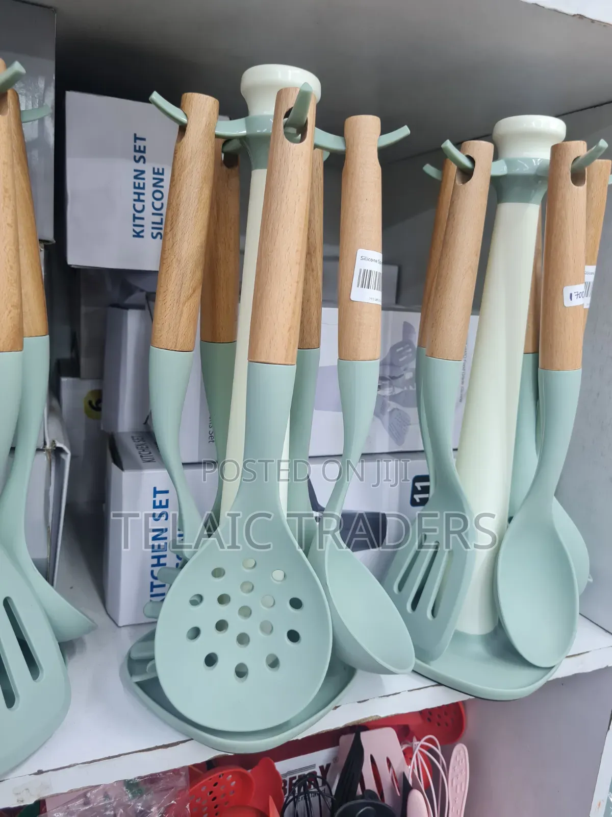 Big Silicone Spoons 5 Pieces