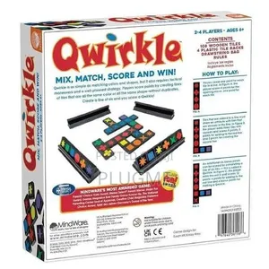 Qwirkle 
 Colorful Tile Game – Match Tiles by Color or Shape