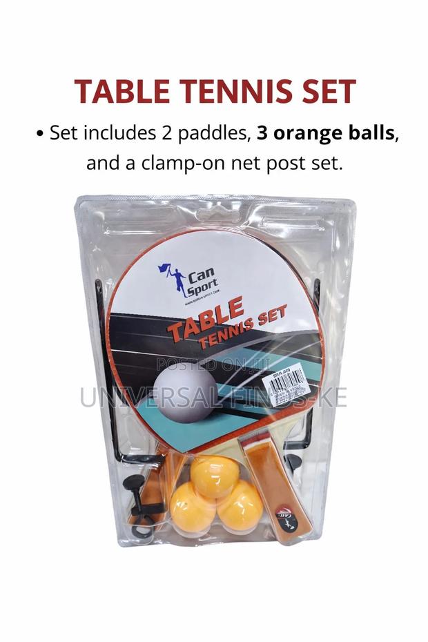 Professional Table Tennis Rackets Set With 3 Balls Net Posts