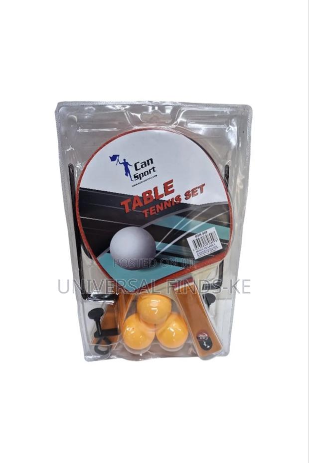 Professional Table Tennis Rackets Set With 3 Balls Net Posts - thumbnail 2