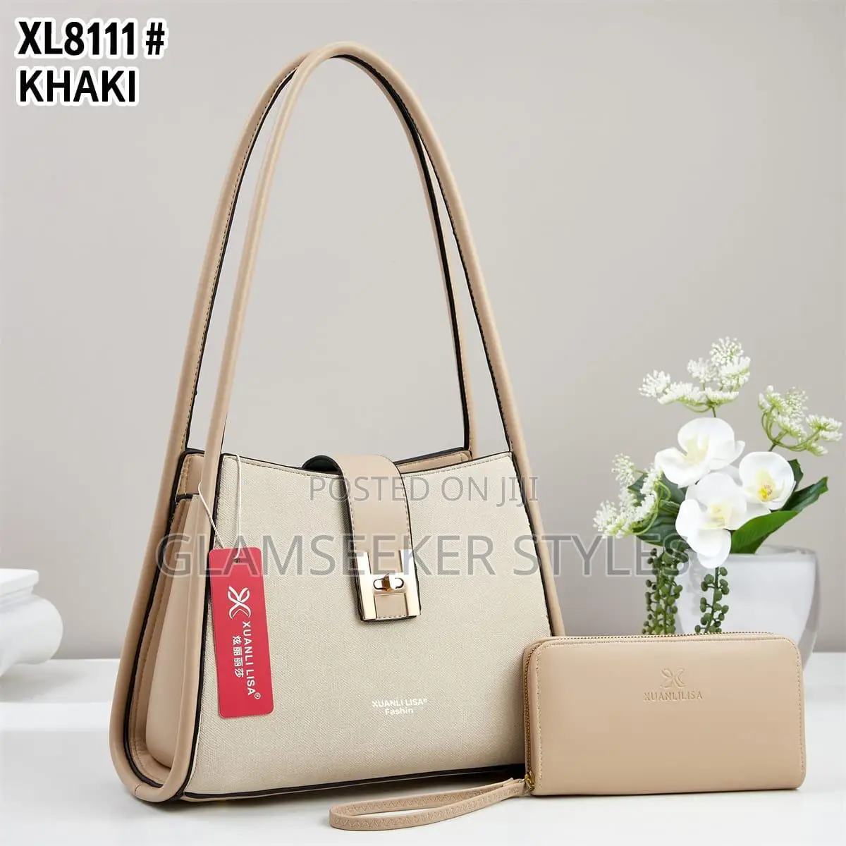 Imported Luxe Tote Bag With Matching Wallet – Multiple Colours