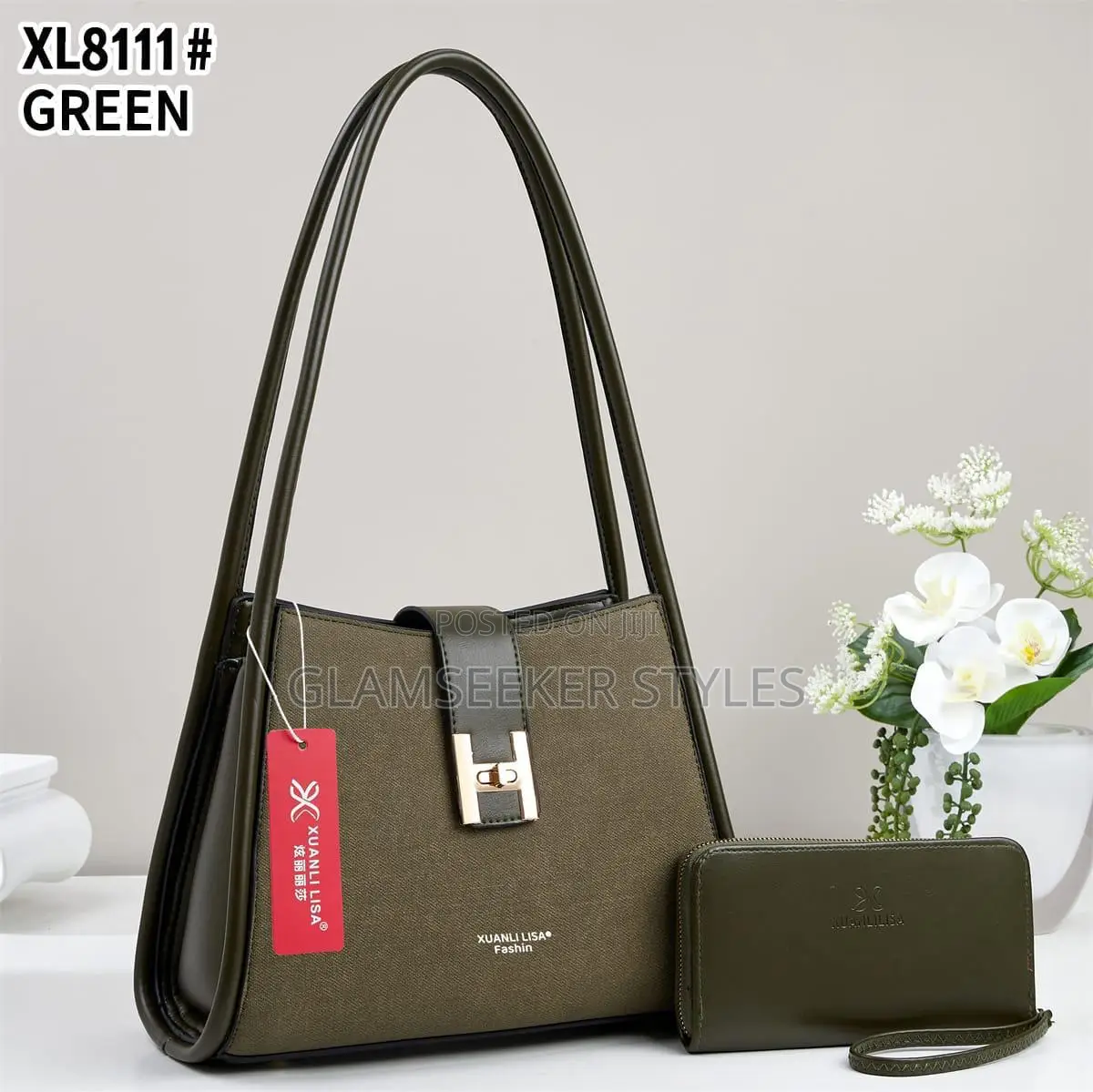 Imported Luxe Tote Bag With Matching Wallet – Multiple Colours