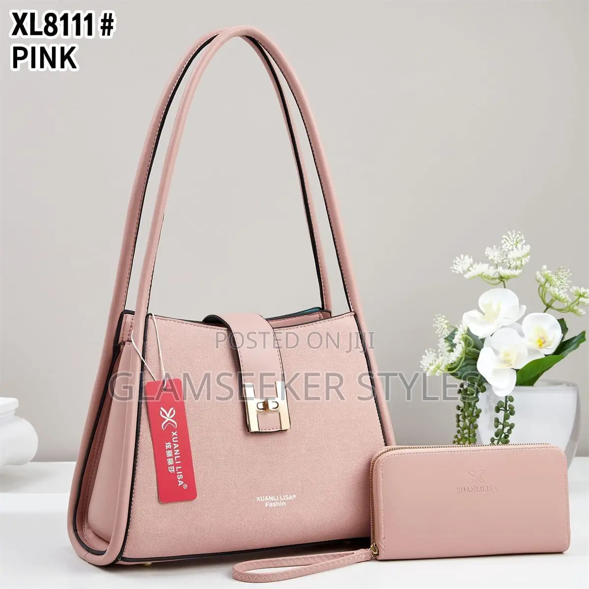 Imported Luxe Tote Bag With Matching Wallet – Multiple Colours