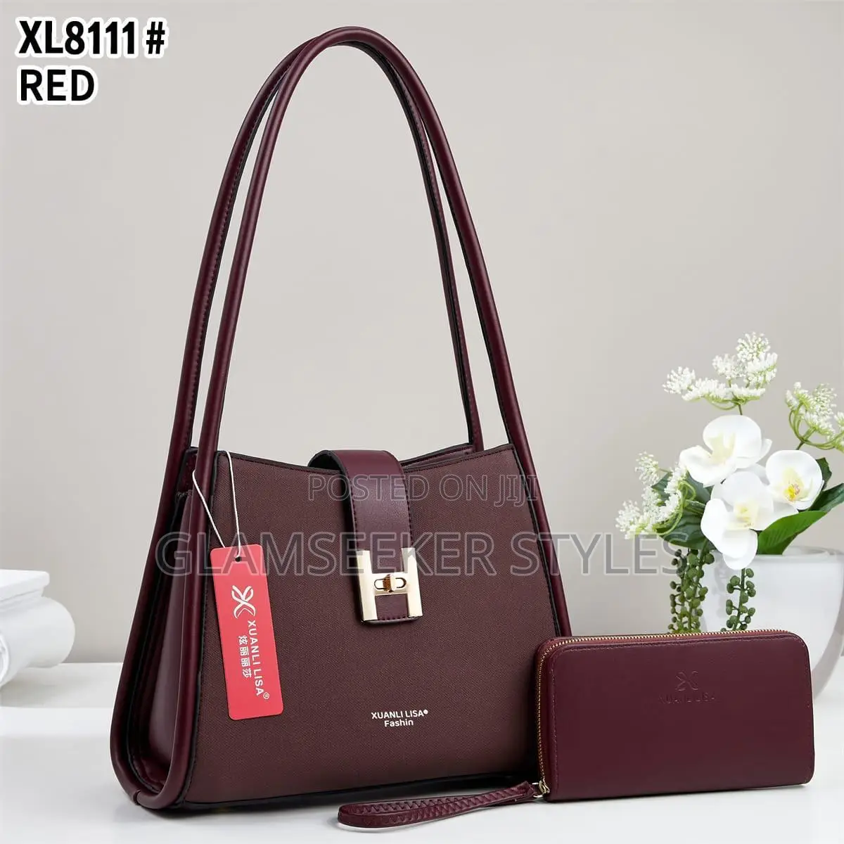 Imported Luxe Tote Bag With Matching Wallet – Multiple Colours