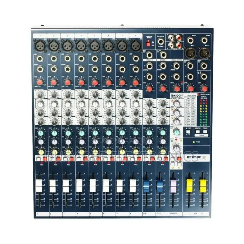 Efx8 Professional 8-Channel Usb Audio Mixer