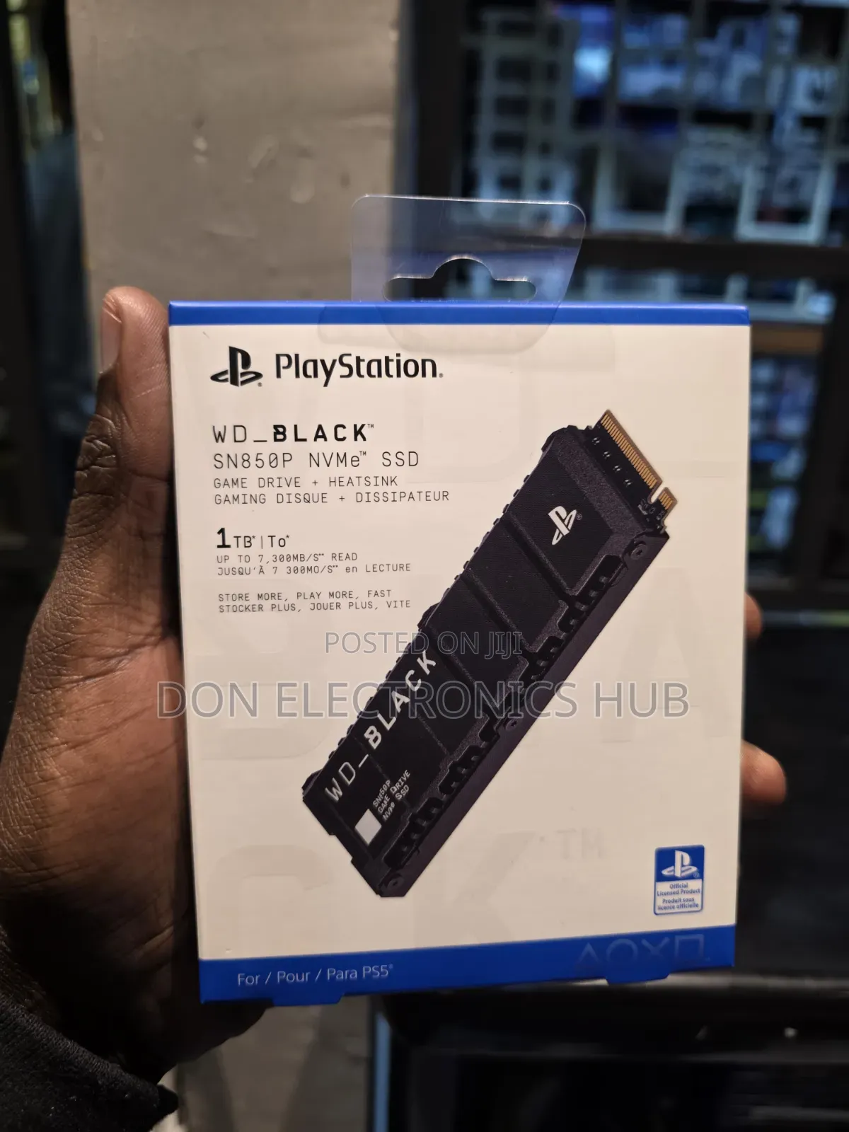 1tb Playstation 5 Wd Black SSD 3000mb/S