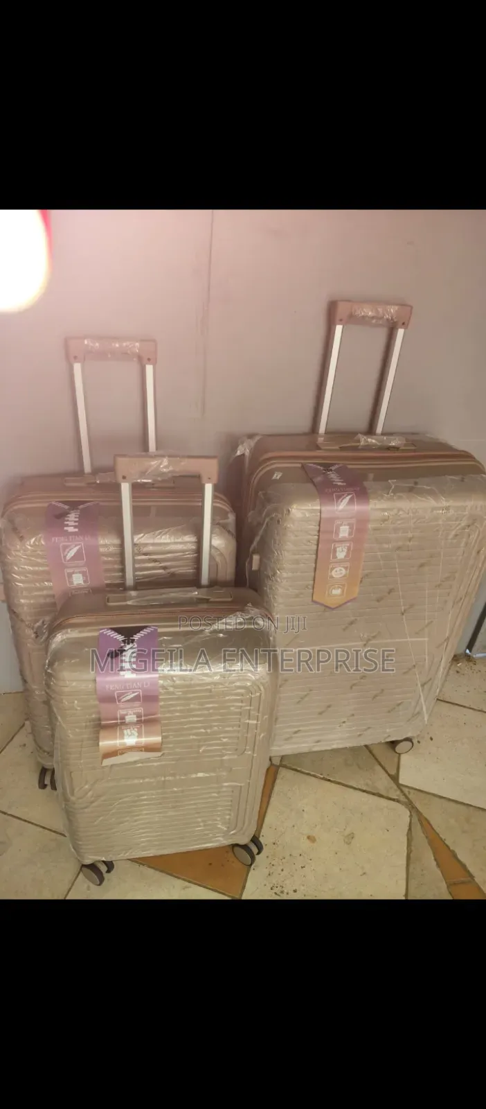 Unbreakable Double Zip Suitcases