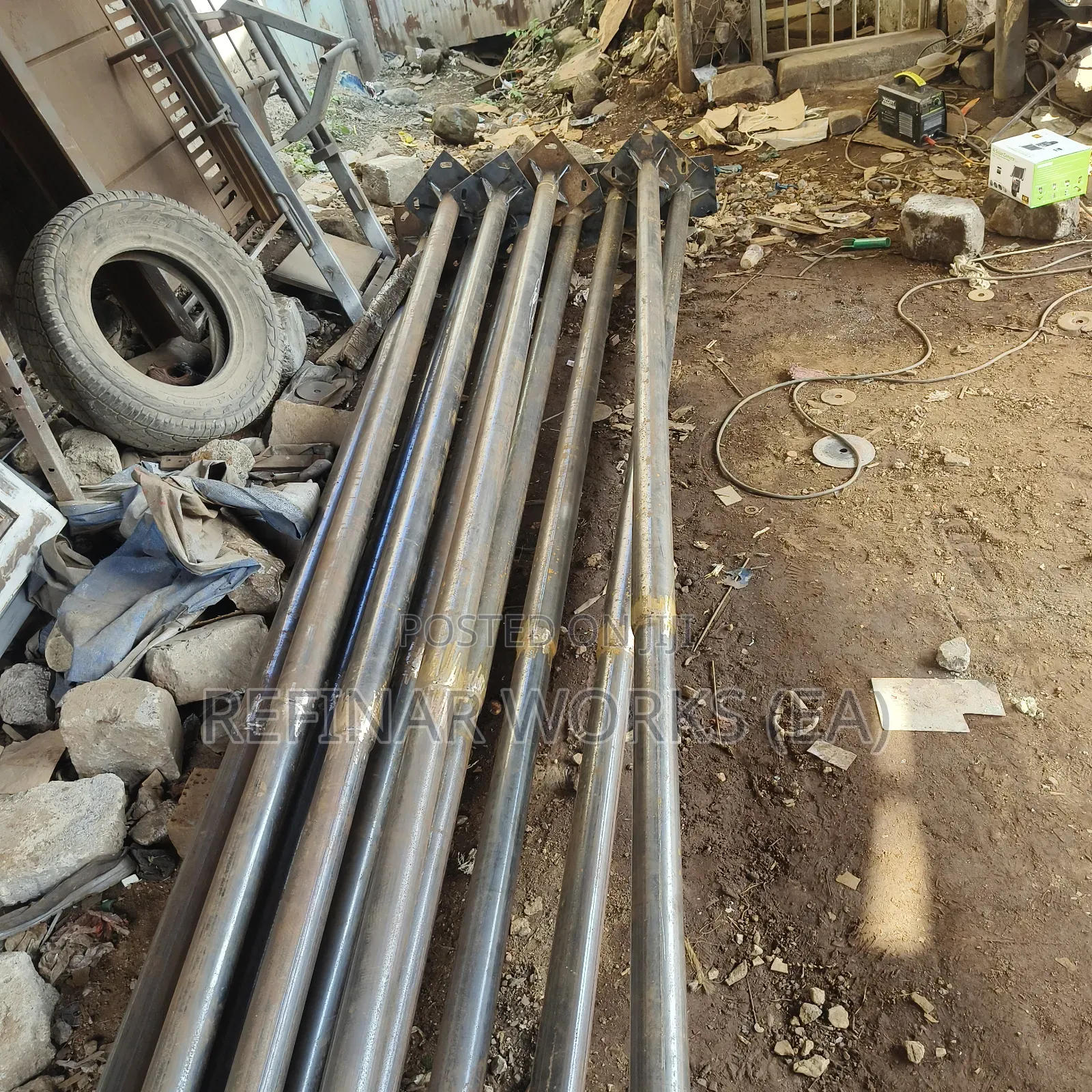 Heavy Duty Street Lighting Poles for Roads and Compounds