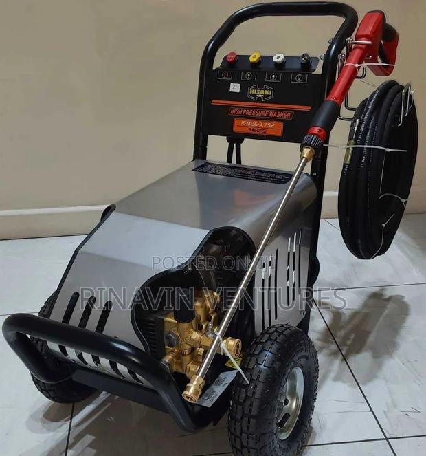 Hisaki Japan Electric Pressure Washer 5hp Motor Single Phase 3450psi
