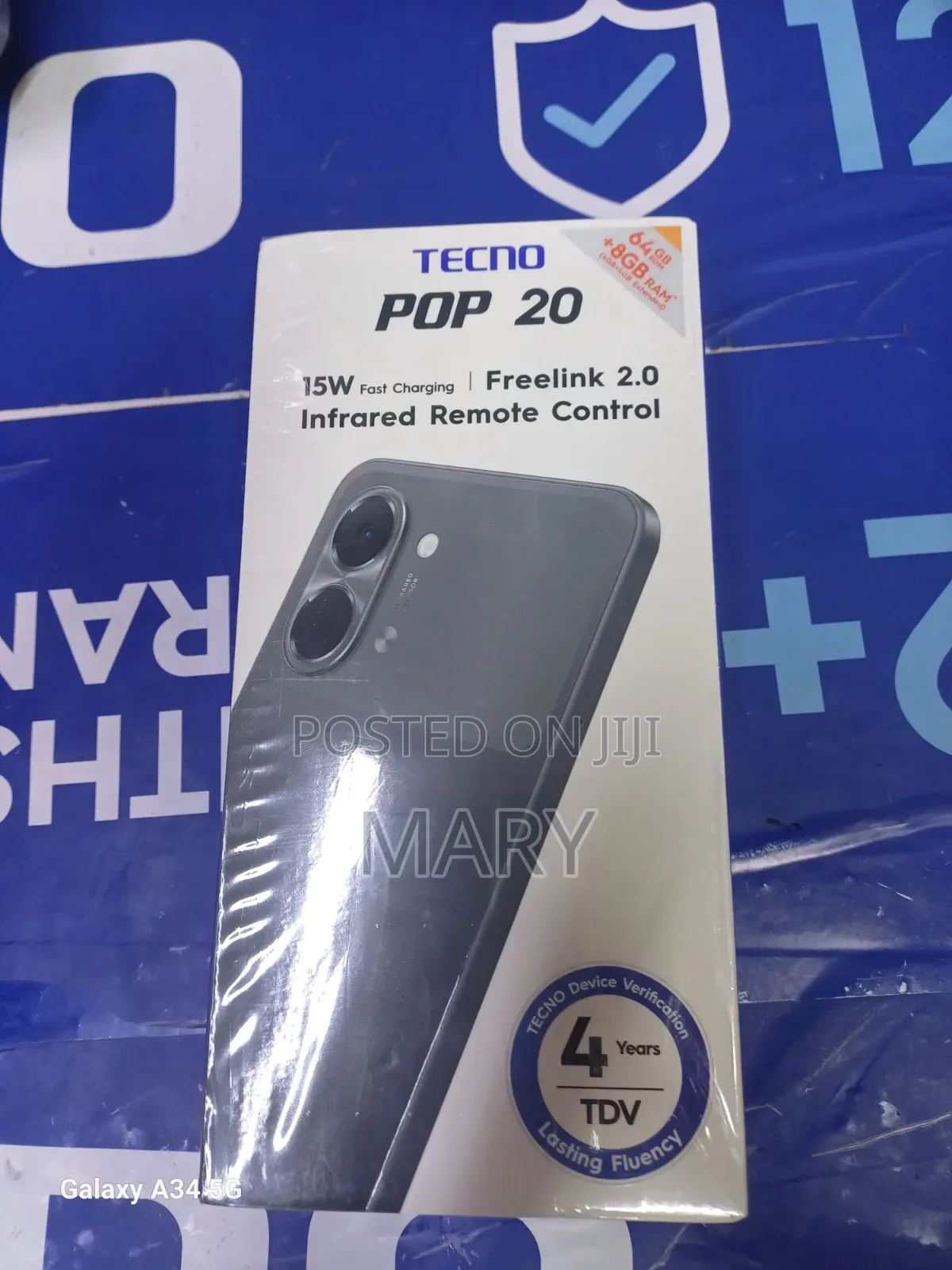 New Tecno Pop 20 64 GB Blue
