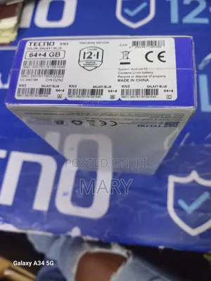 New Tecno Pop 20 64 GB Blue