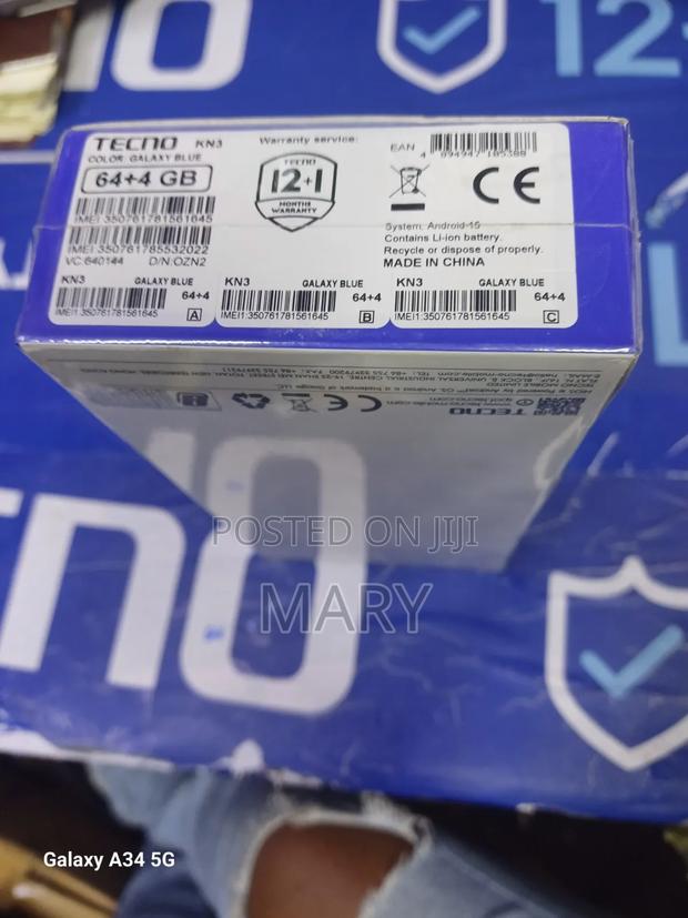 New Tecno Pop 20 64 GB Blue - thumbnail 3