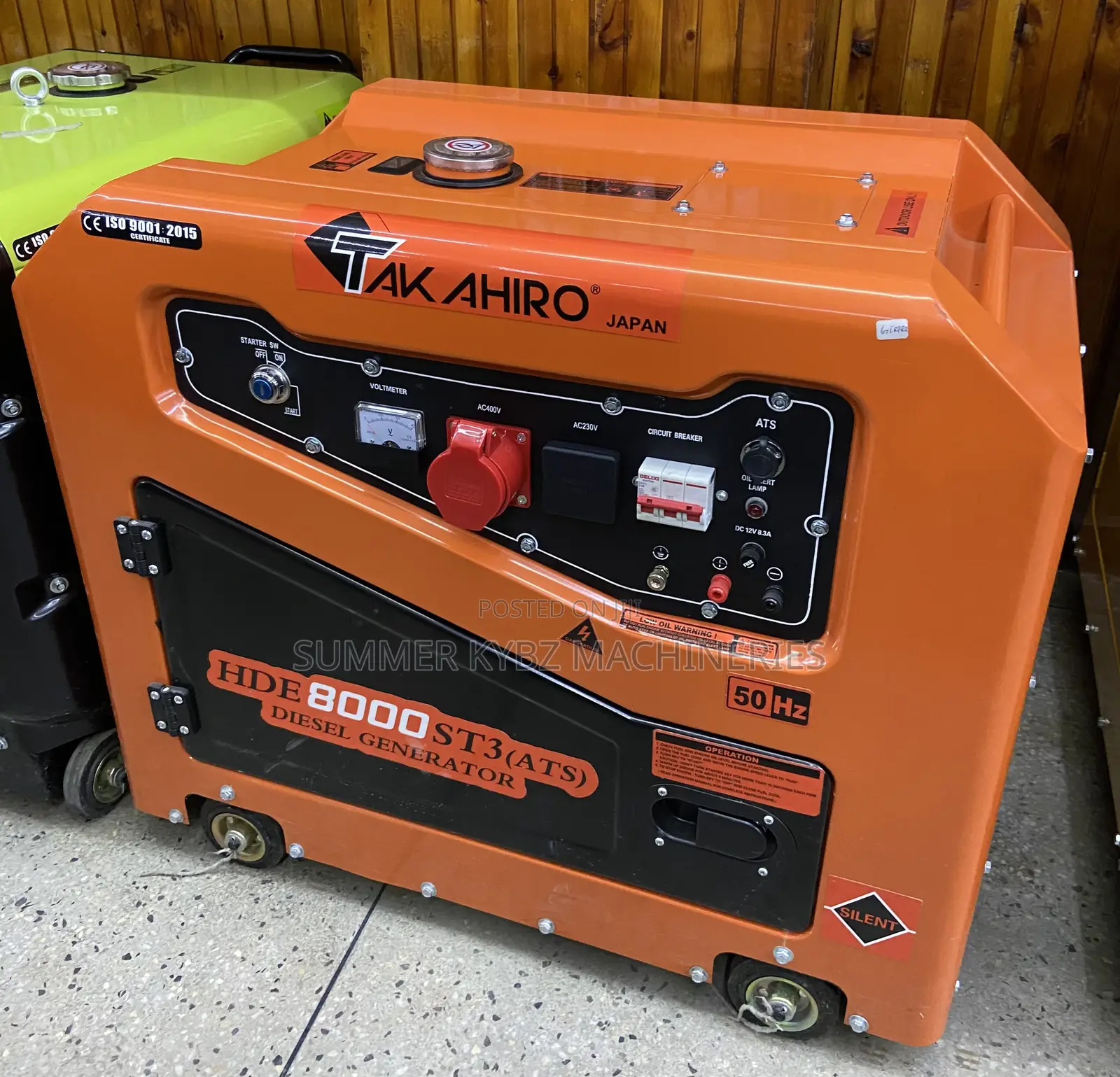 8kva Takahiro Japan Super Diesel Generator