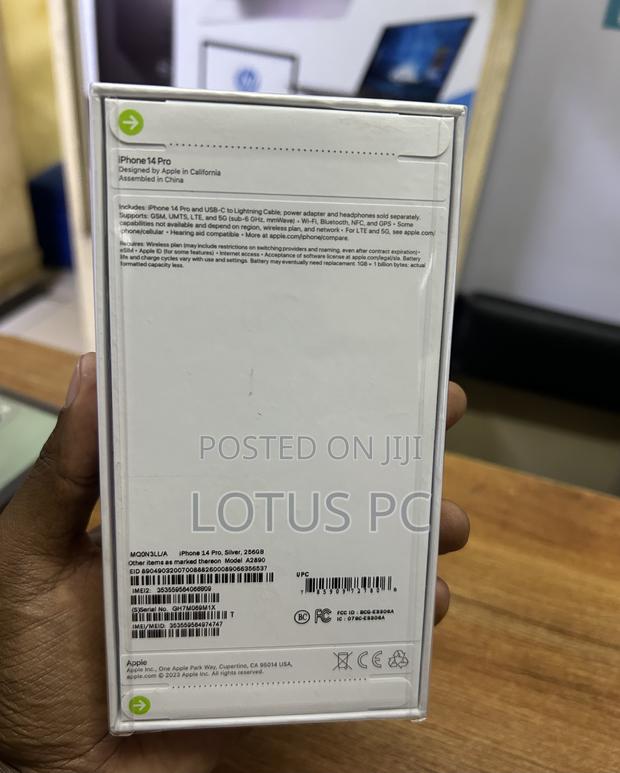New Apple iPhone 14 Pro 256 GB Silver - thumbnail 2