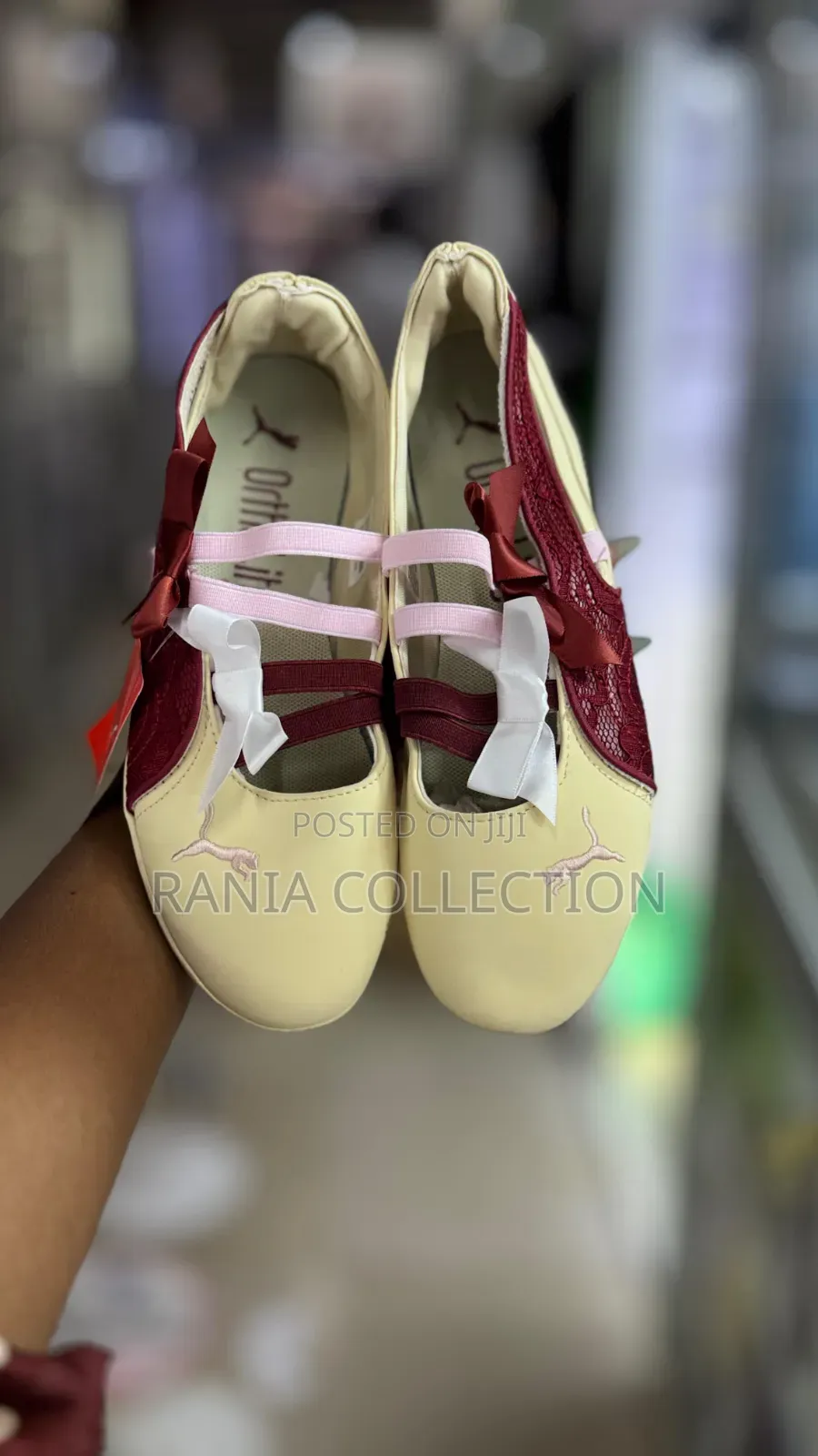 Puma Ballet Cream Burgundy
